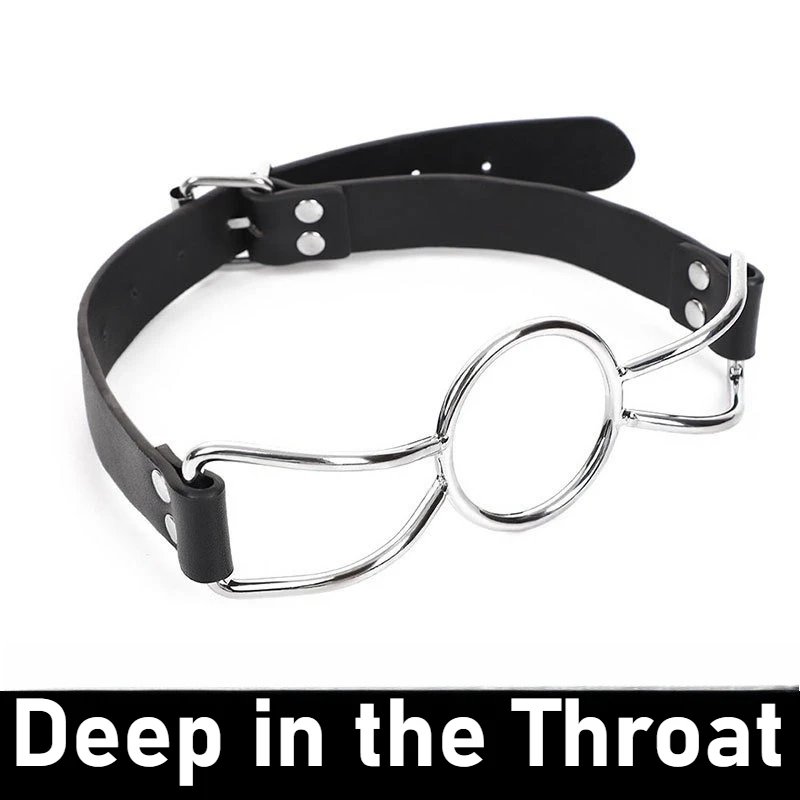 الجنس عن طريق الفم الكمامات اللعب BDSM حلقة الكمامات فتح الفم لعبة الكبار المثيرة اللعب اكسسوارات عبودية القيود الأزواج الجنس المنتج 18 +