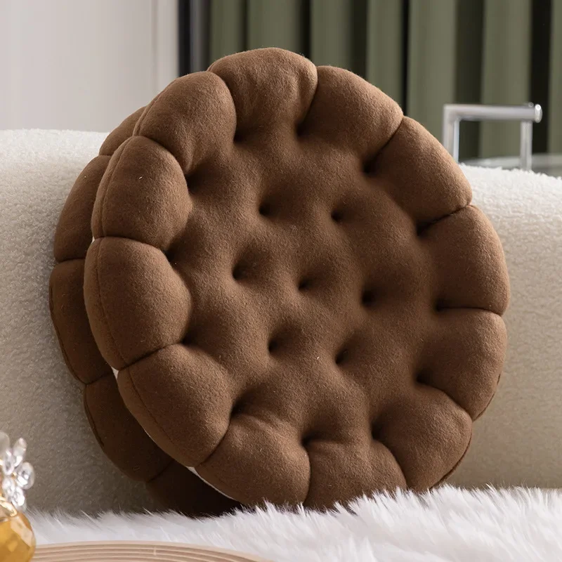 Japanese Sandwich Biscuit Pillow, Creative Plush Sofa Cushion,Office Alien Pillow, Cojines Decorativos