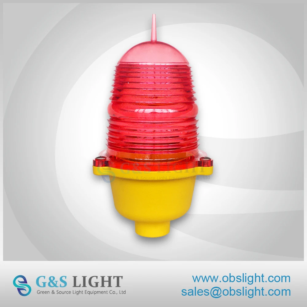 LED single low intensity aviation tower obstruction light