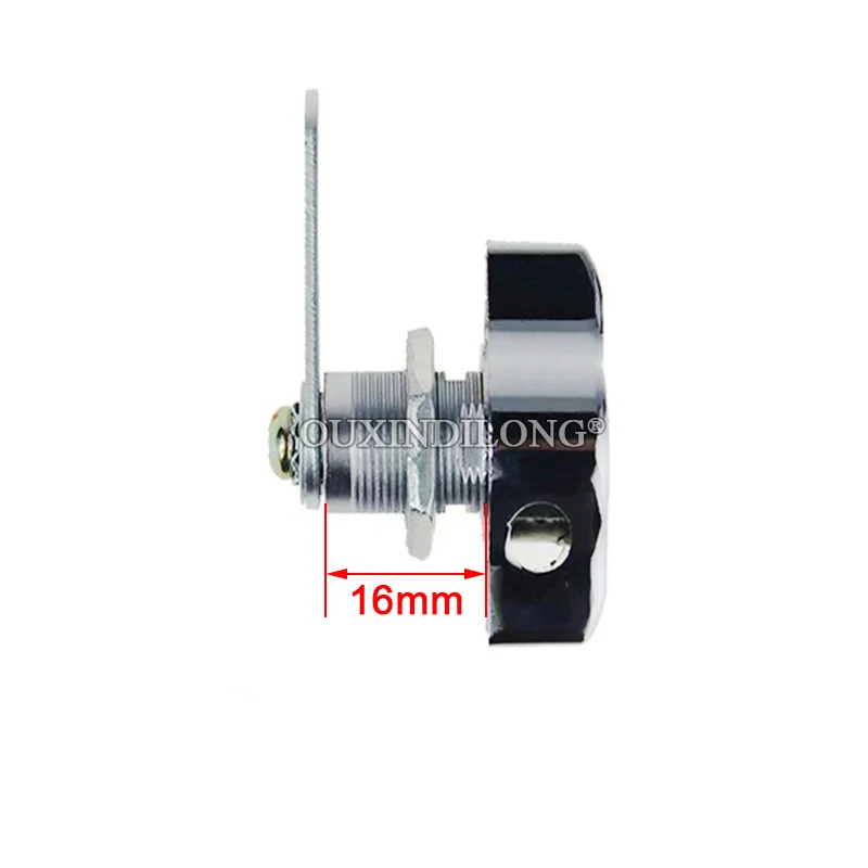 

20PCS 16mm Zinc Alloy Cam Lock Mailbox Metal File Cabinet Locks w Padlock Hole Knobs Lock Locker Wardrobe Door Lock+Lock Tongue