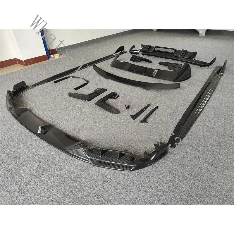 

Suitable LD Style Carbon Fiber Front Lip Side Skirt Rear Diffuser Front and Rear Bumper Vents 2019-2023 F95 X5M Body Kit