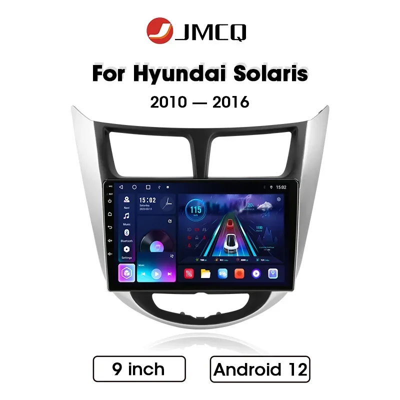 

9" Car Radio For Hyundai Solaris 2010 2011 2012 2013 2014 2015 2016 2din Android12 Multimidia Video Player Head Unit Carplay GPS