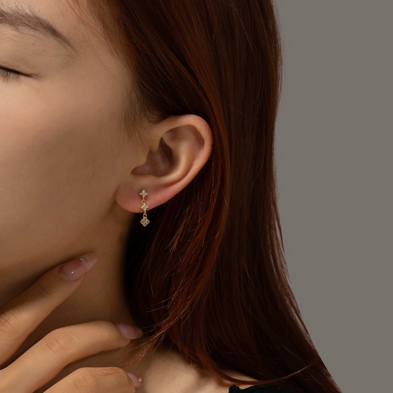 KIKICHICC Women New 925 Sterling Silver Zircon CZ Piercing Stud Earring 2024 Fine Fashion Luxury Gift Rock Punk Jewelry image 5