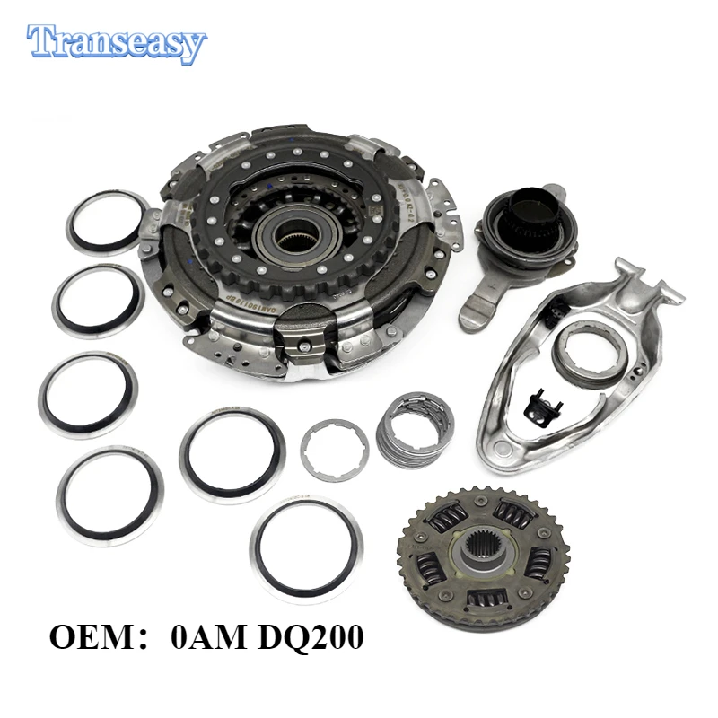 0AM DQ200 DSG 7 Speed Transmission Clutch Kit Old Type And New Type Suit For VW AUDI 0AM198140L 602000100