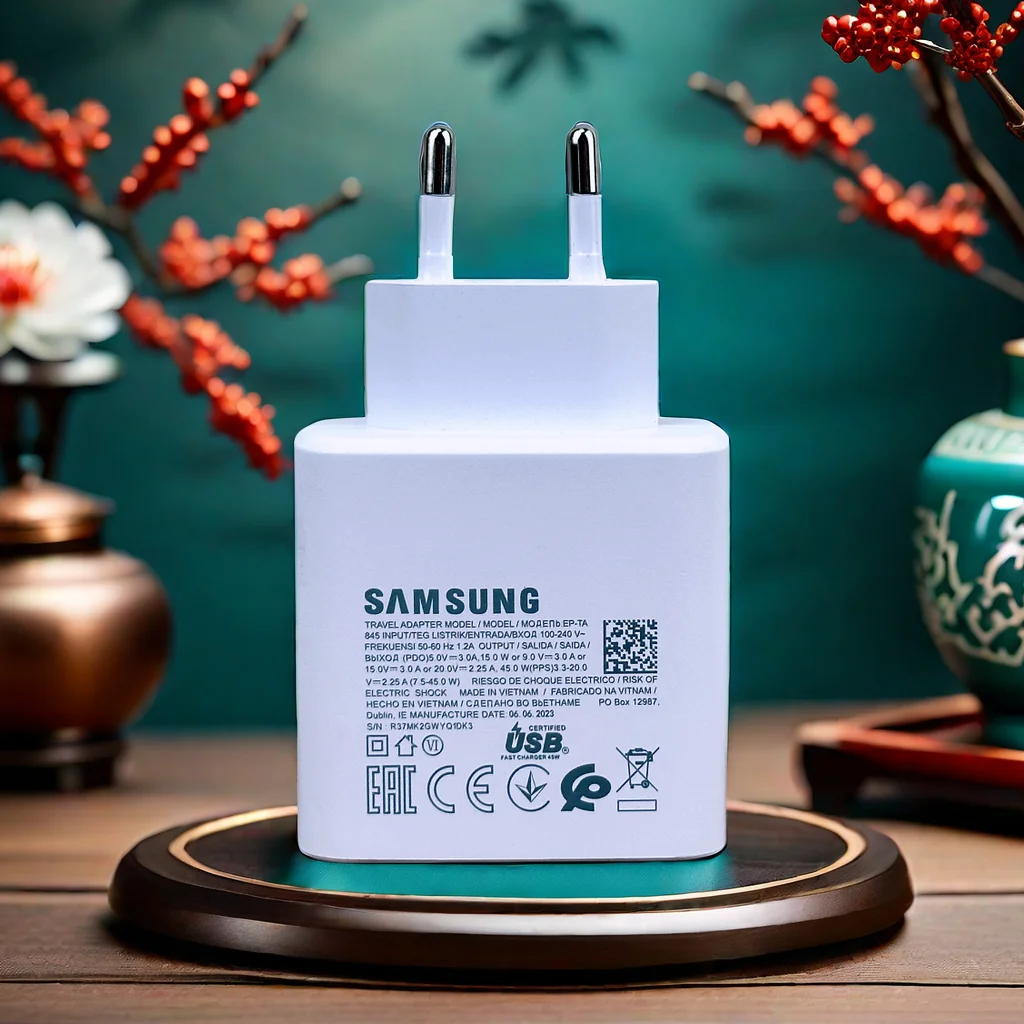 SAMSUNG 45W Super Fast Charger for Galaxy S24 Z Flip Fold 5 4 3 2 S24 S23 S22 Note20 Ultra Plus A55 5A USB C to USB C PD Cable