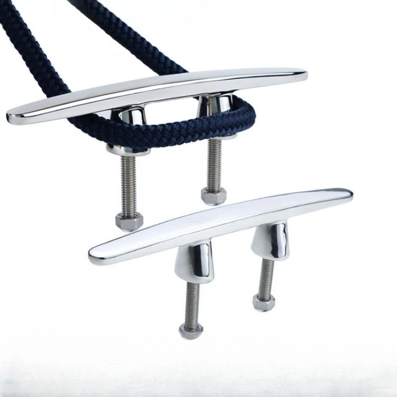 Camel-type cable bolt with silk rod, marine mooring cable pile, horn 316 stainless steel hardware speedboat accessories