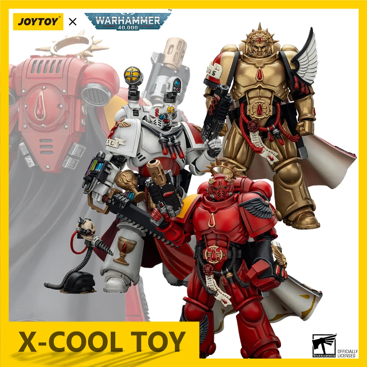 

JOYTOY Warhammer 40K Blood Angels Action Figure 1/18 Captain Sanguinary Priest Ainime Figurine Collection Model Statue Toys Gift