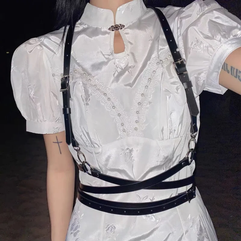 [حزام الخصر] حزام خصر جلدي كاجوال أنيق لكل زوج حزام شخصي قطعة واحدة وزرة حزام رفيع قميص خصر مختوم