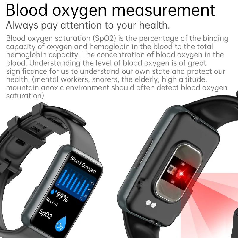 JL06 جهاز تعقب للياقة البدنية الذكية الفرقة بلوتوث دعوة 1.47 "HD عرض الرجال النساء Smartwatch E/C/G سوار SpO2 معصمه الضغط