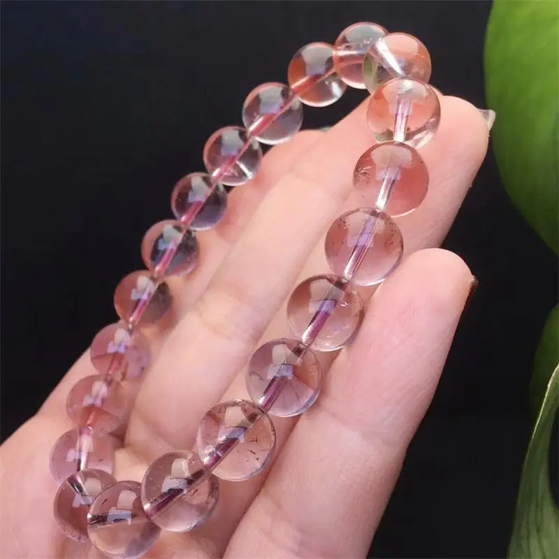 10MM Natural Auralite Super Seven Bracelet For Women Man Reiki Gift Beads Gemstone Crystal Stone Jewelry Gift