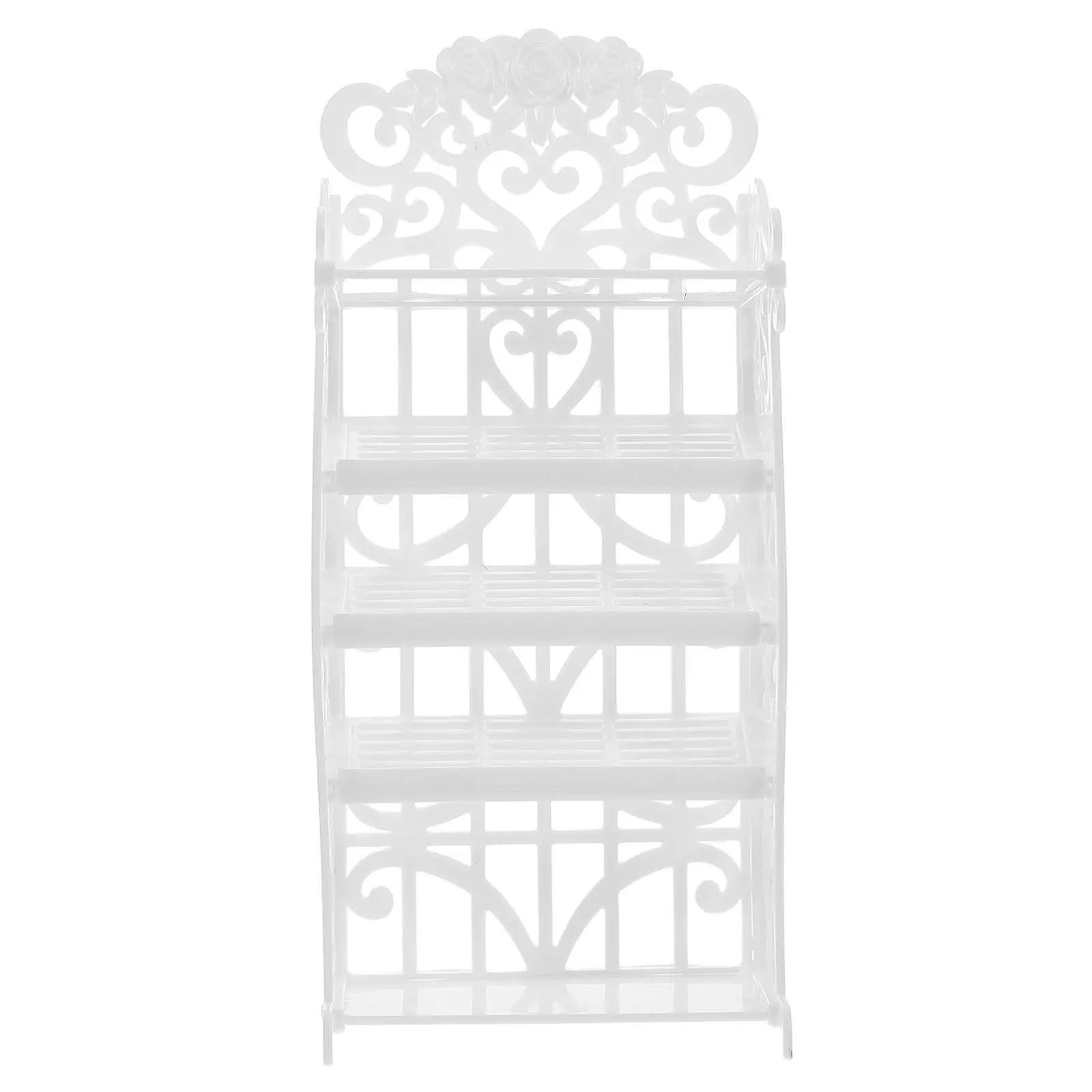 

Miniature Hollow Shoe Rack Realistic Closet Dollhouse Accessory Storage for Heels Flats Sneakers Dollhouse