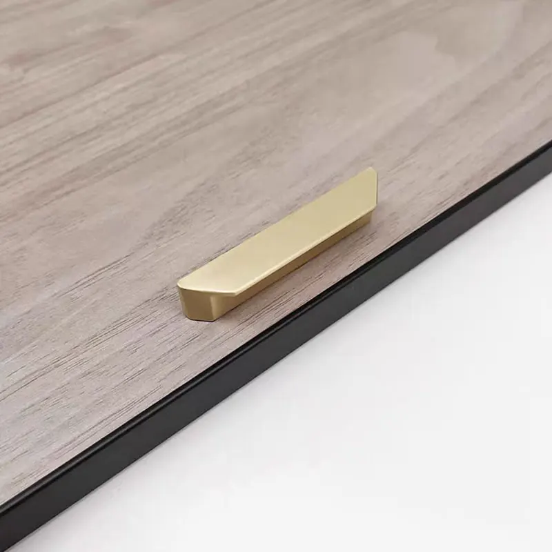 Brushed Brass Cabinet Knobs and Handles Wardrobe Dresser Pulls Kitchen Cupboard Door Knobs Modern Furniture  Hardware 32mm/64mm