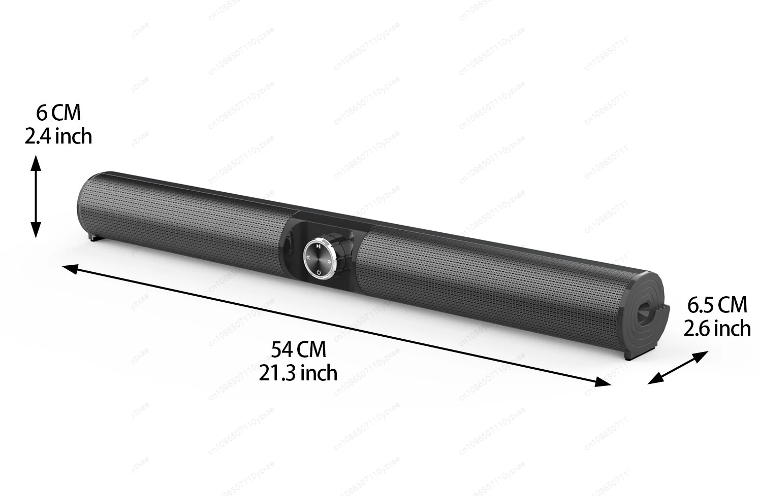 BS55 Soundbar Bluetooth Speaker, Long Bass Subwoofer with Remote, High Power TV Sound System Stereo