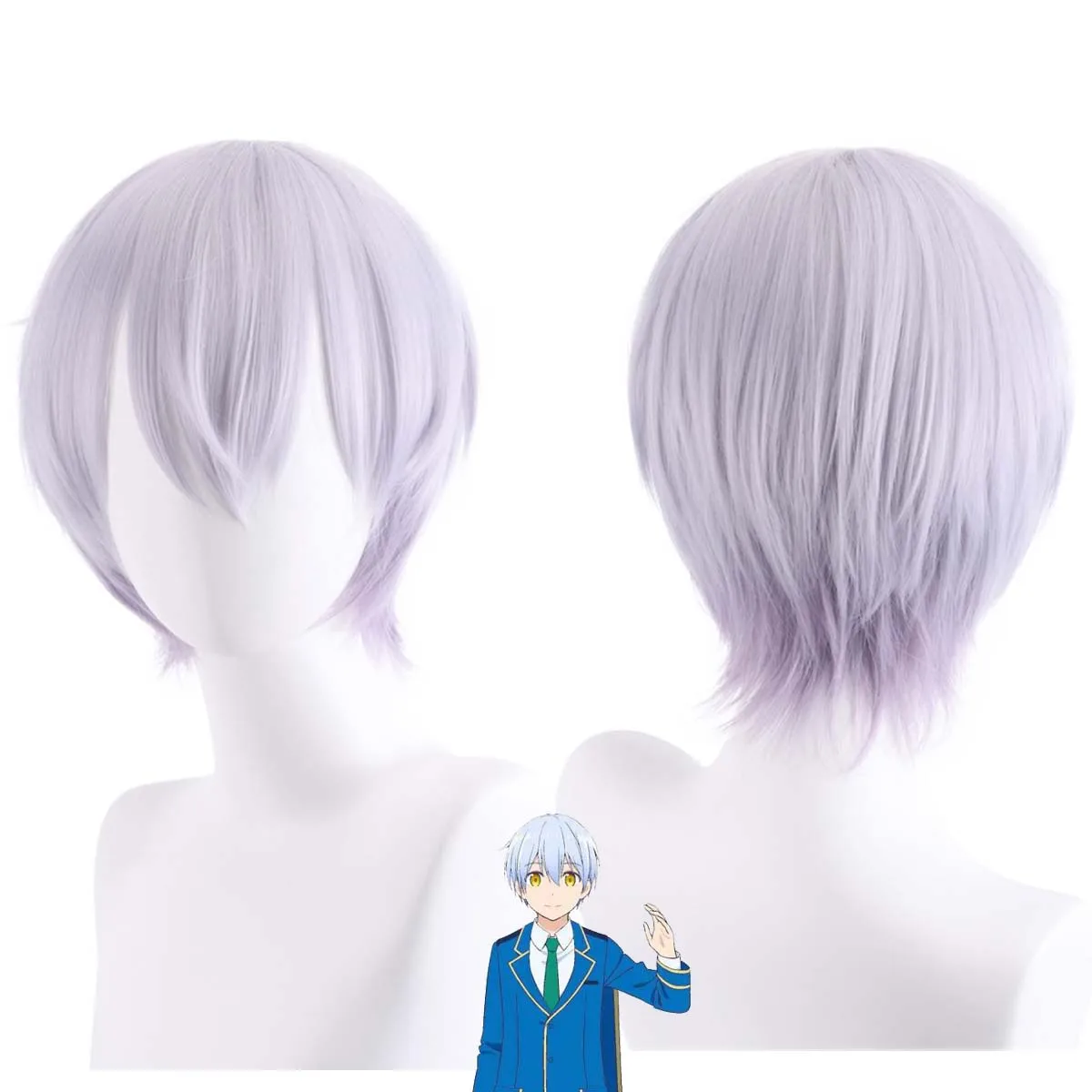 Mannen Anime Kinsou geen Vermeil Vermeil in Gold Alto Goldfield Cosplay Pruiken