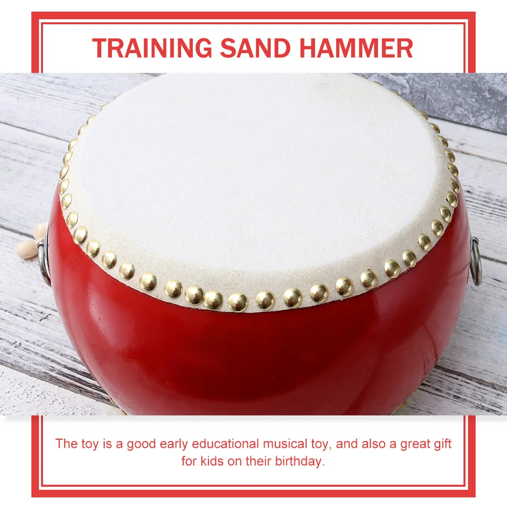 1 セットドラム子供教育楽器早期学習玩具安全で耐久性のあるギフト子供のための子供のおもちゃ