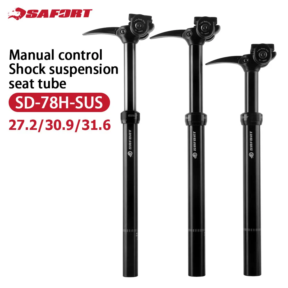 

Safort MTB Dropper Seatpost Height Adjustable 27.2mm 30.9mm 31.6mm Road Bike Suspension Seat Post Mountain Bicycle Seat Tube