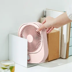 MIPOW &miffy Small Desk Fan Ultra Quiet Table Fan USB Rechargeable Strong Airflow Cooling Fan With 3 Speed Powerful Wind Office