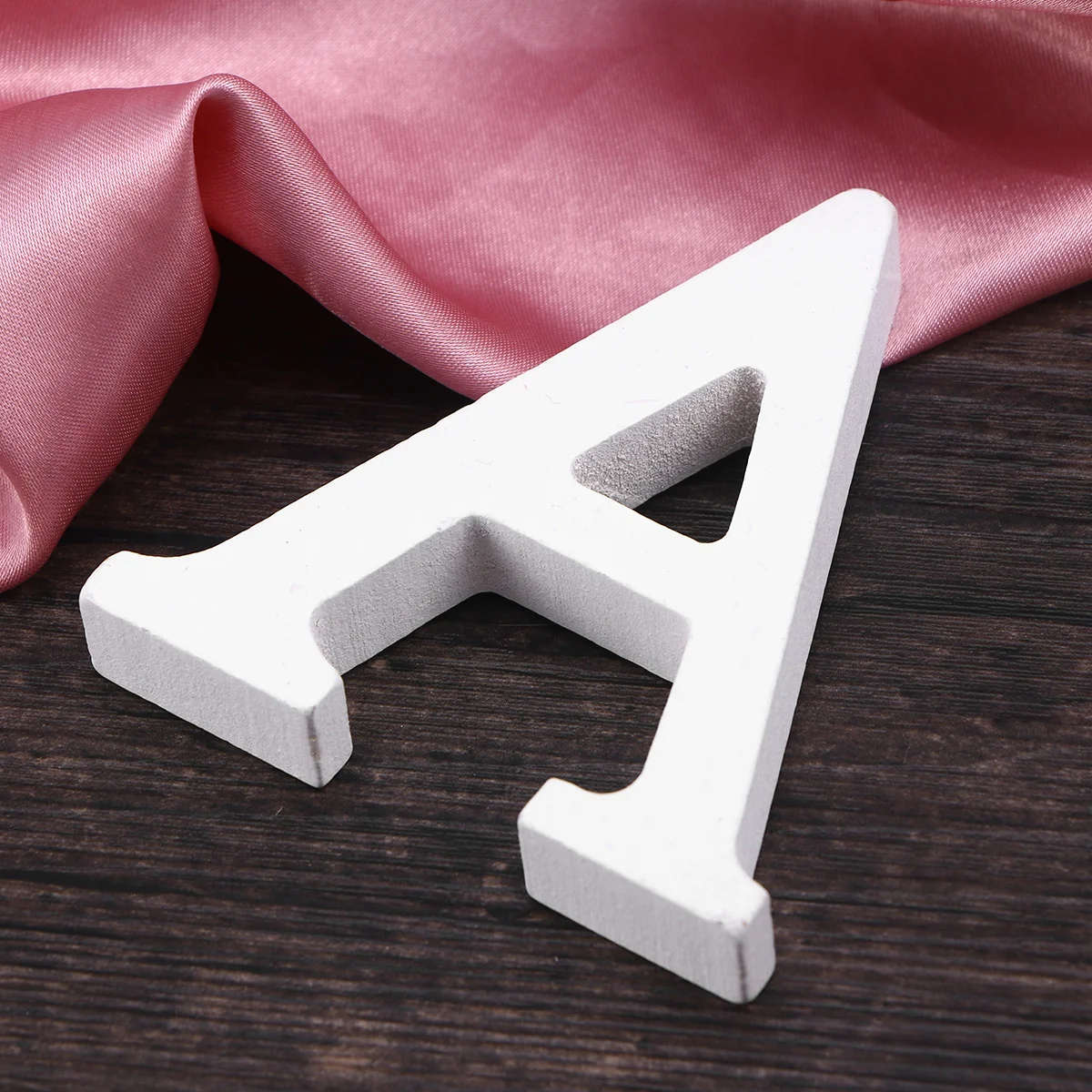 

Wood Alphabet A Simple DIY Letter for Wedding Party Birthday Home Decoration White 8cm Happy Atmosphere Letters A Wood
