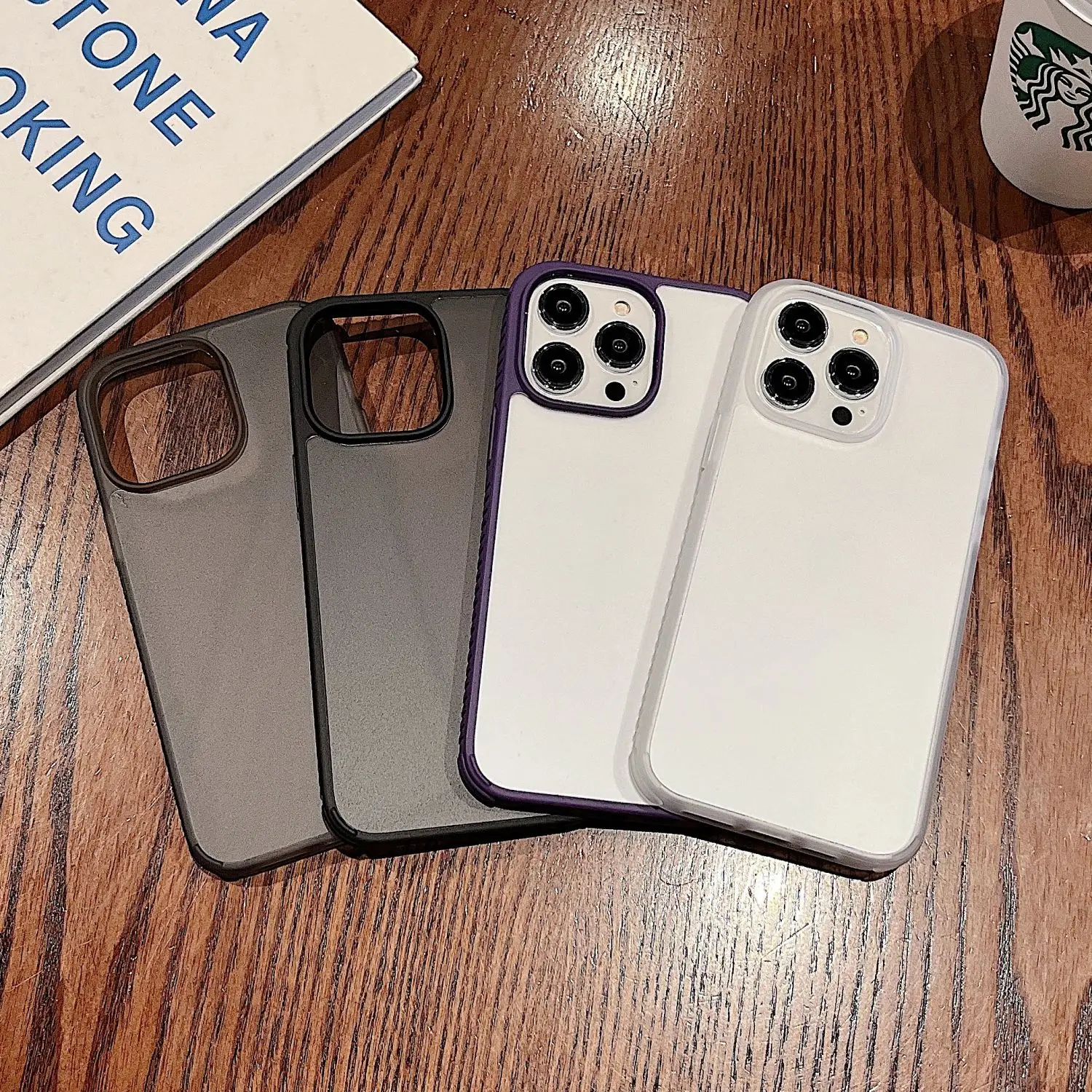 جراب هاتف شفاف شفاف ، ضد للصدمات ، نحيف ، غطاء جلد حريري ، نحيف للغاية ، غير لامع ، صلب ، كمبيوتر شخصي ، iPhone 15 ، 14 Plus ، 13 ، 12 ، 11 Pro Max