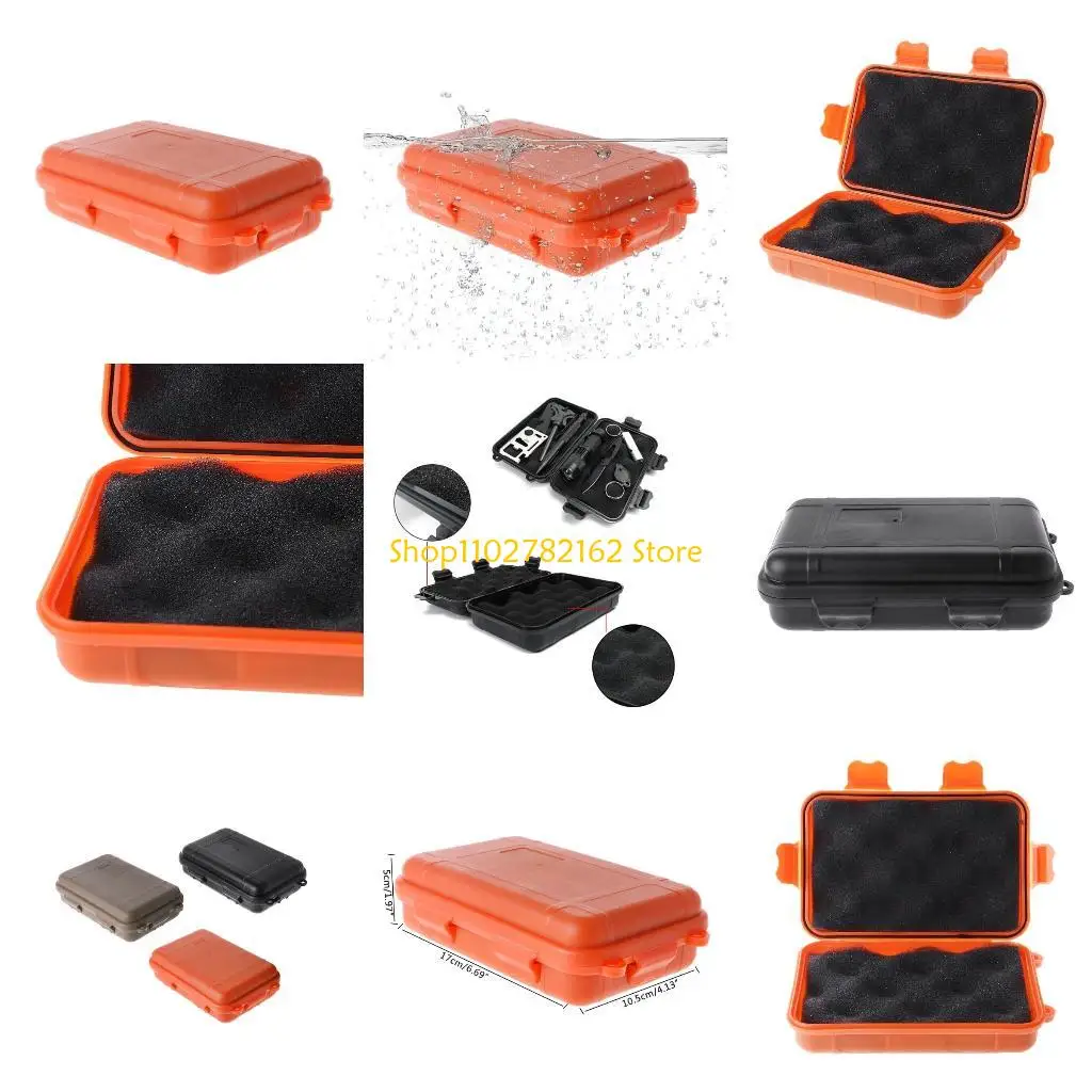 

547B Уличная противоударная коробка, защитные водонепроницаемые коробки, ящик для инструментов, спички для чехла, держателя для