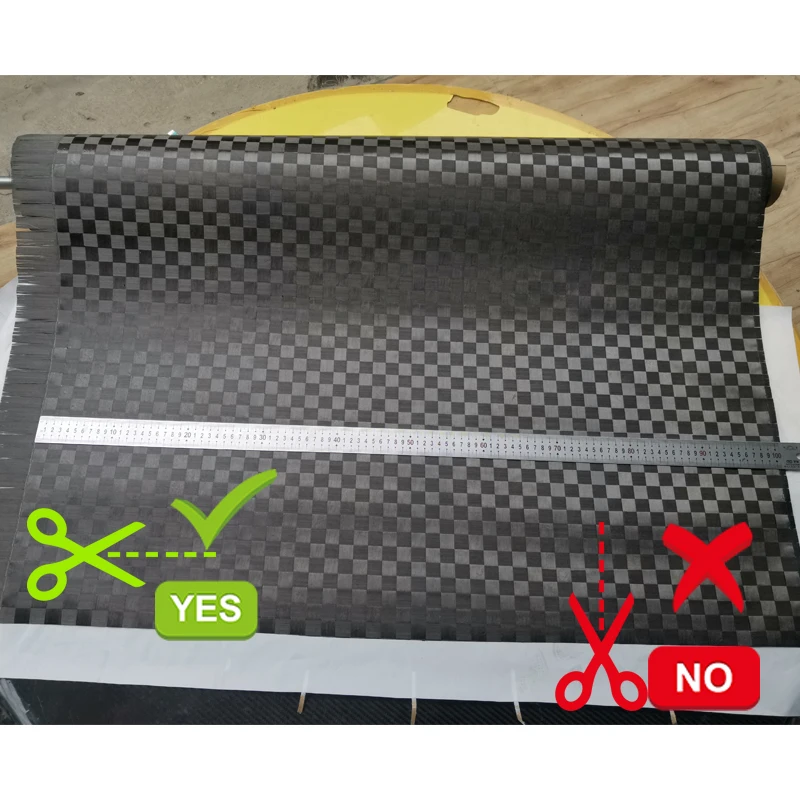 12K 80gsm 16mm*16mm Stretch Plain Big plaid Real Carbon Fiber Cloth Carbon fabric 12\