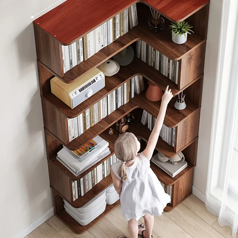 Magazine Rack Removable Shelf Drawer Storage Library Cabinet Weird Furniture Aesthetic Room Children Librieria Bookcases Living