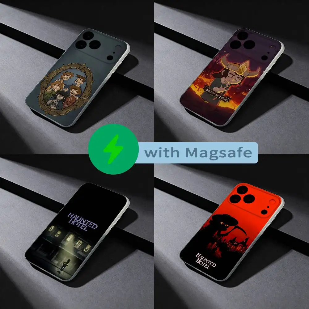 

H-Haunted Hotel Abaddon Phone Case For iPhone 17,16,15,14,13,12,X,XS,Pro,Max,Plus,E,Air,Mini with Magsafe Magnetic Slim Frosted