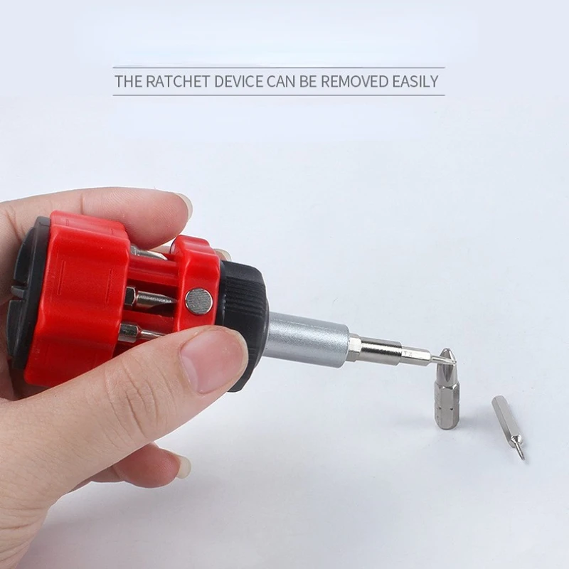 

Multi-Purpose Combination Screwdriver 12-in-1 Mini Screwdriver Precision Repair and Disassembly Ratchet Screwdriver