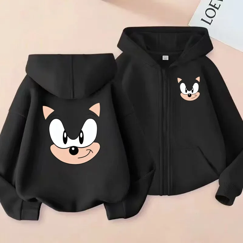 Ropa al aire libre de un sola pieza para niños con cremallera de algodón puro de moda con limo pintar con capucha #1