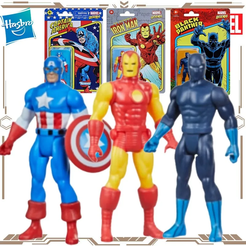 

Hasbro Original Marvel Legends 3.75 Inches Captain America Iron Man Action Figure Toys for Boys Girls Gift Collectible Model