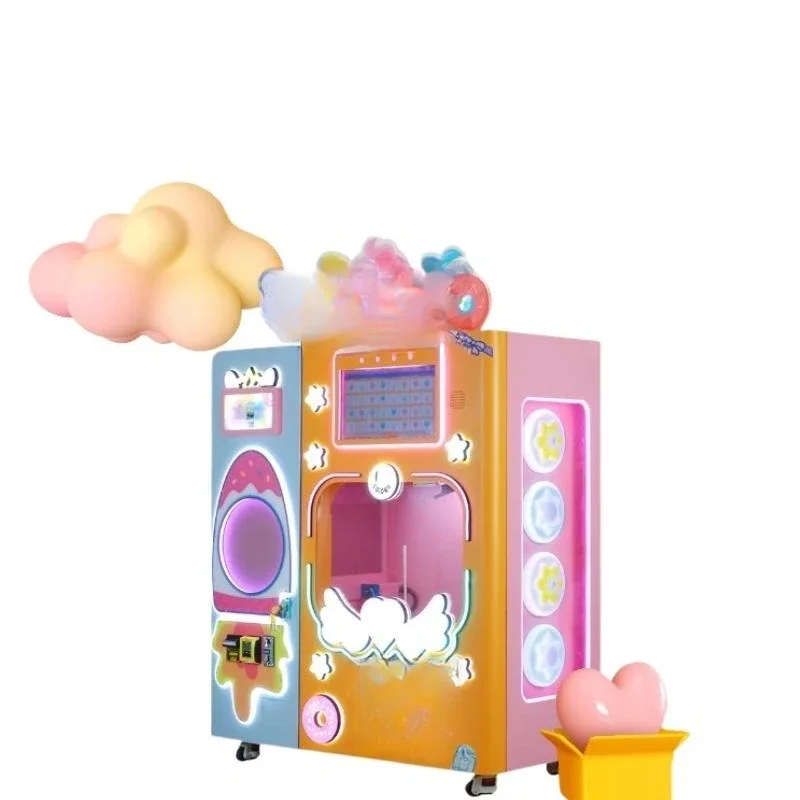 Automatic marshmallow machine Commercial intelligent fancy marshmallow machine Large Internet celebrity entrepreneurship