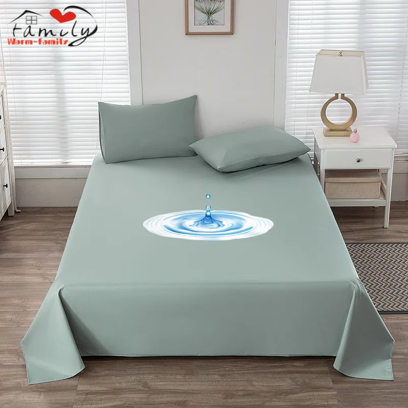 Fundas de cama impermeables 100%, sábanas lavables, prevención de incontinencia, antideslizantes, no incluye funda de almohada para habitación
