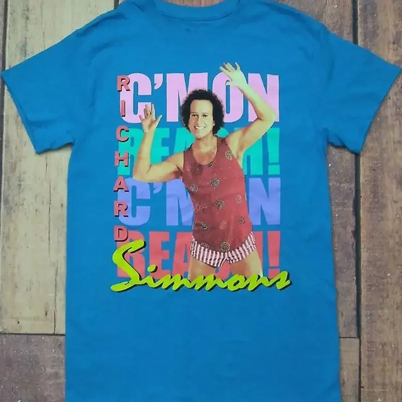 Richard Simmons Fitness Workout Yoga Royal T Shirt Cotton All Size Mc108