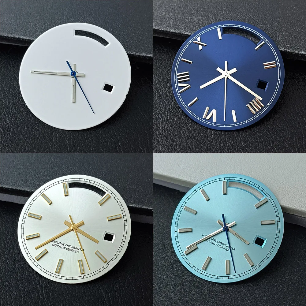 31mm dial BW9 luminous DIY custom logo semi logo dial, suitable for Miyota 8285 movement assembly accessories