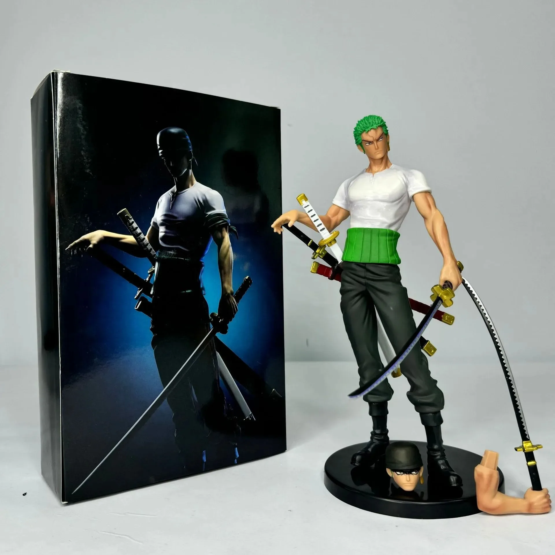 One Piece GK GT-serie Completningsplan Bullet Twee jaar geleden Souron Double Headed -25CM Handheld Model Ornament
