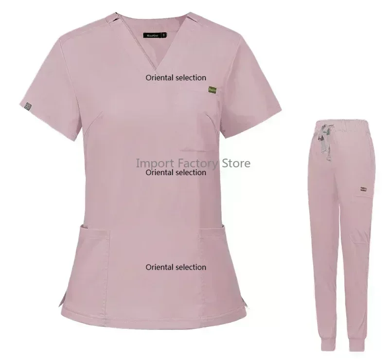 مجموعة الزي الطبي الموحد لغرفة العمليات ، مقشر عمل المستشفى ، اللوازم الطبية ، بدلة جراحة الأسنان للممرضات ، ملابس العمل
