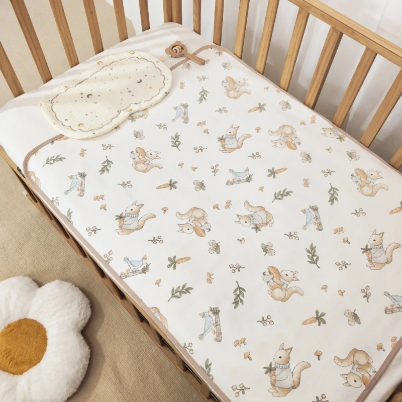 

Baby Diaper Pad Waterproof Diaper Changing Mat Newborns Breathable Nappy Changer Mat 50x70cm/70x90cm 24BE