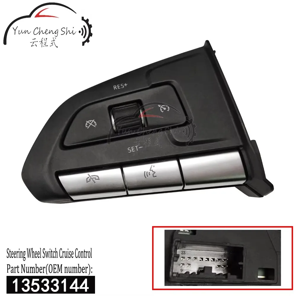 

13533144 Переключатель на рулевом колесе (одинарный левый) для Cadillac XT4 GM 2019-2022, круизная кнопка постоянной скорости