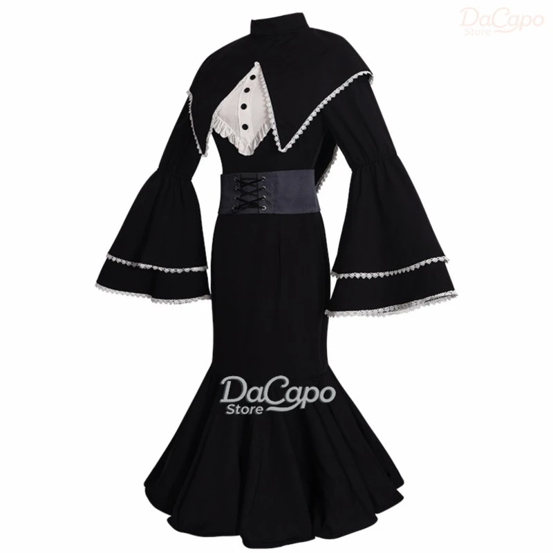 مشروع Sekai المرحلة الملونة! أزياء MAFUYU ENA Mzk KANADE التأثيرية 25-ji، Nightcord de. شعر مستعار على طراز الراهبة السوداء من xluka Diva