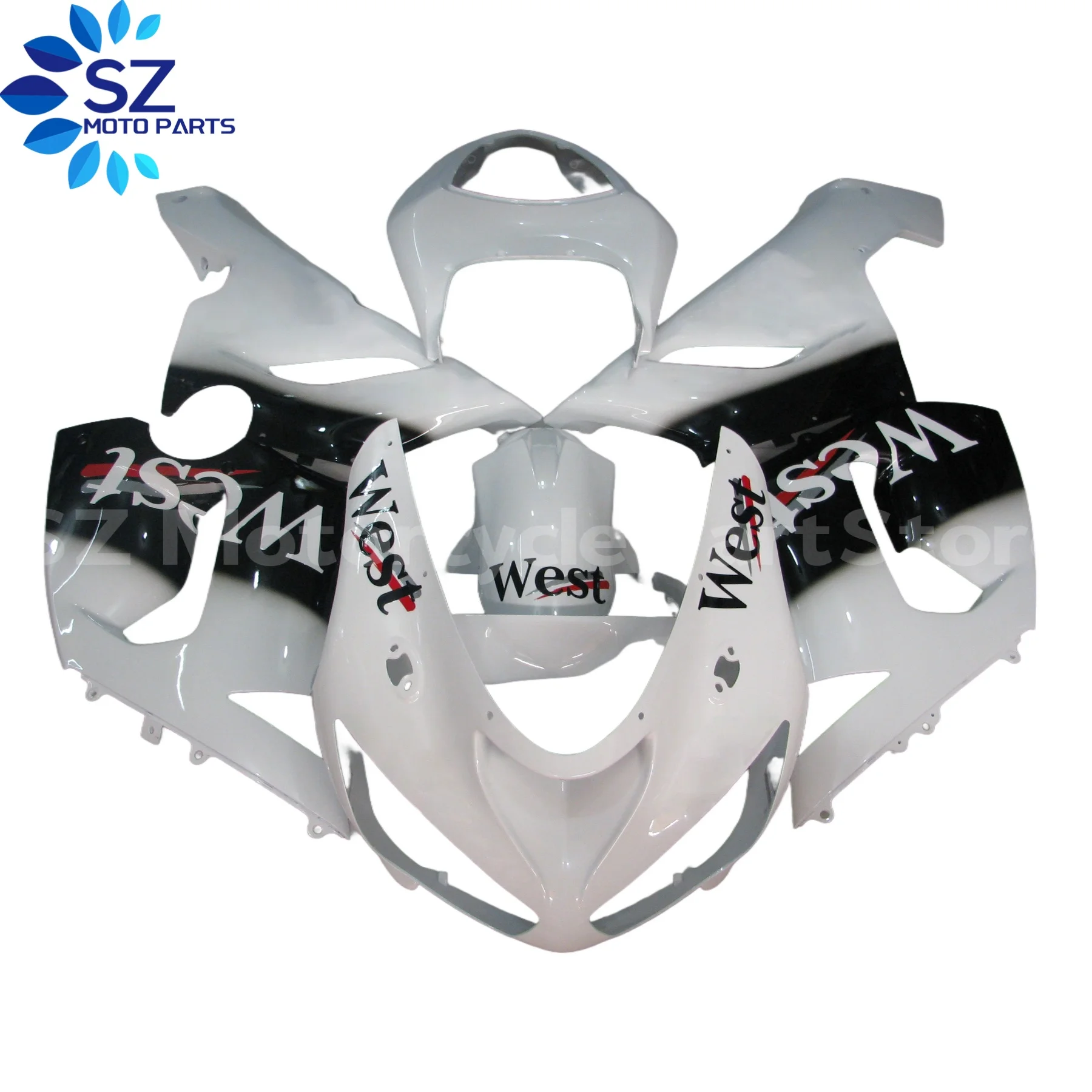 

Новый комплект обтекателей для мотоцикла из АБС-пластика, подходит для Ninja ZX6R 636 ZX-6R 2005 2006 05 06, полный кузов на заказ