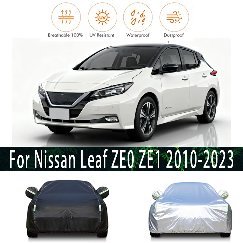 

For Nissan Leaf ZE0 ZE1 Outdoor Protection Full Car Covers Snow Cover Sunshade Waterproof Dustproof Exterior Car accessories