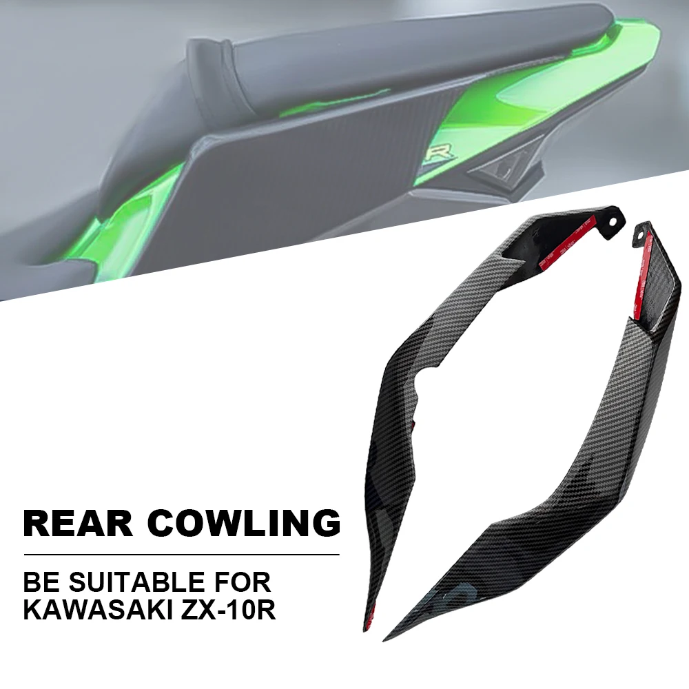 

NEW Motorcycle Rear Cowling Fixed Wind Wing For Kawasaki ZX-10R ZX10R ZX-10RR 2016-2020 Aerodynamic side Spoiler Winglets Fairin