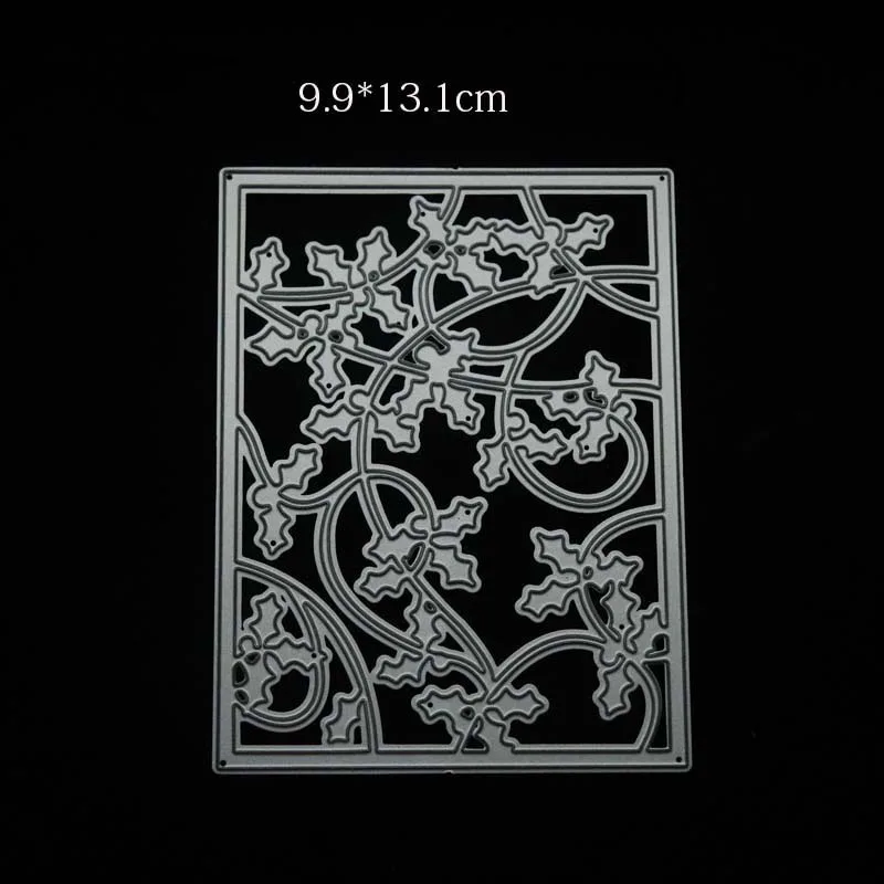 branch Hollow frame DIY Cards Scrapbooking Decor Embossing Dies Cut Stencils Folder Craft Delicate Metal Die Cutting Dies