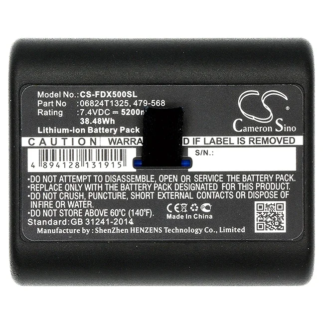 Cameron Sino 5200mAh Battery For Fluke Versiv  DSX-5000 CableAnalyzer  DSX Versiv 06824T1325  479-568  MBP-LION