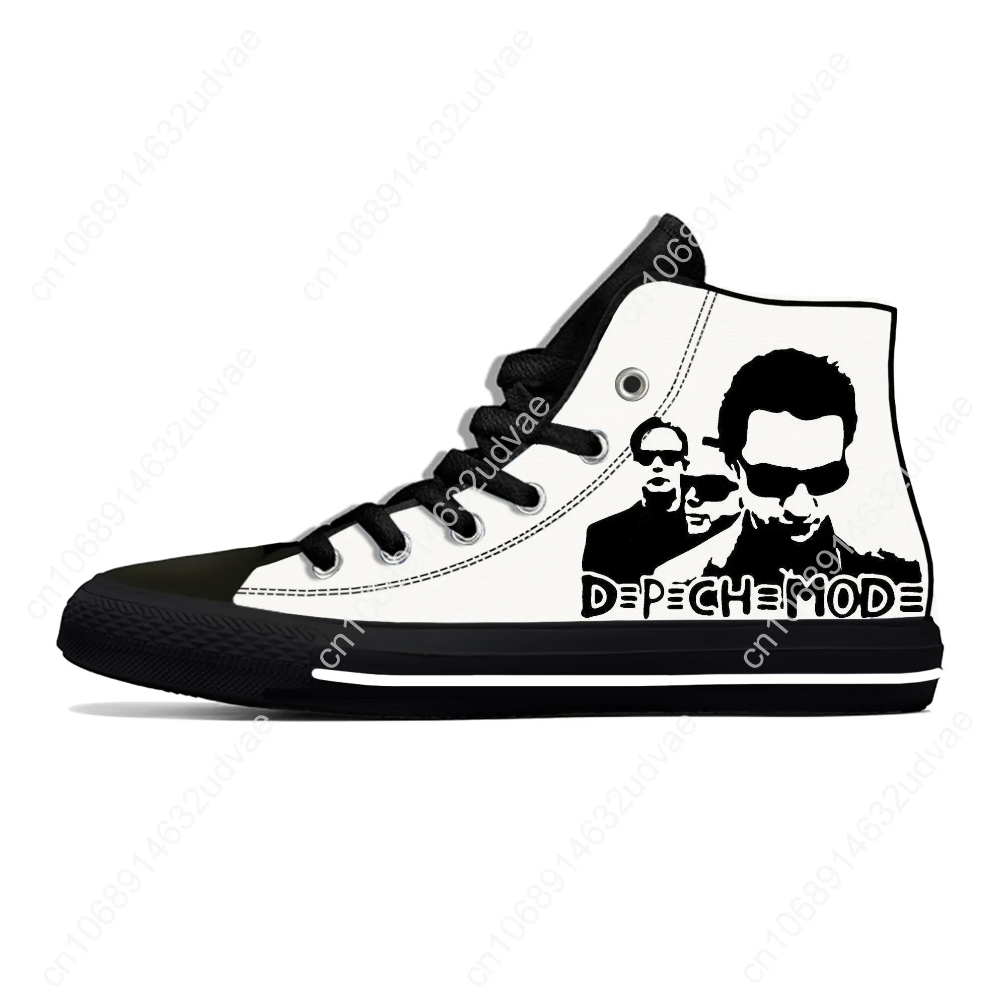 Depeche Band High Top Sneakers Mode Mens Womens Casual Shoes DM Canvas Running Shoes 3D Printed Lightweight Shoe