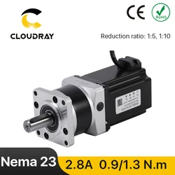 Cloudray Nema 23  Stepper Motor 4-lead 0.9/1.3N.m Planetary Gearbox Motor Nema 23 Ratio 5:1/10:1 for CNC