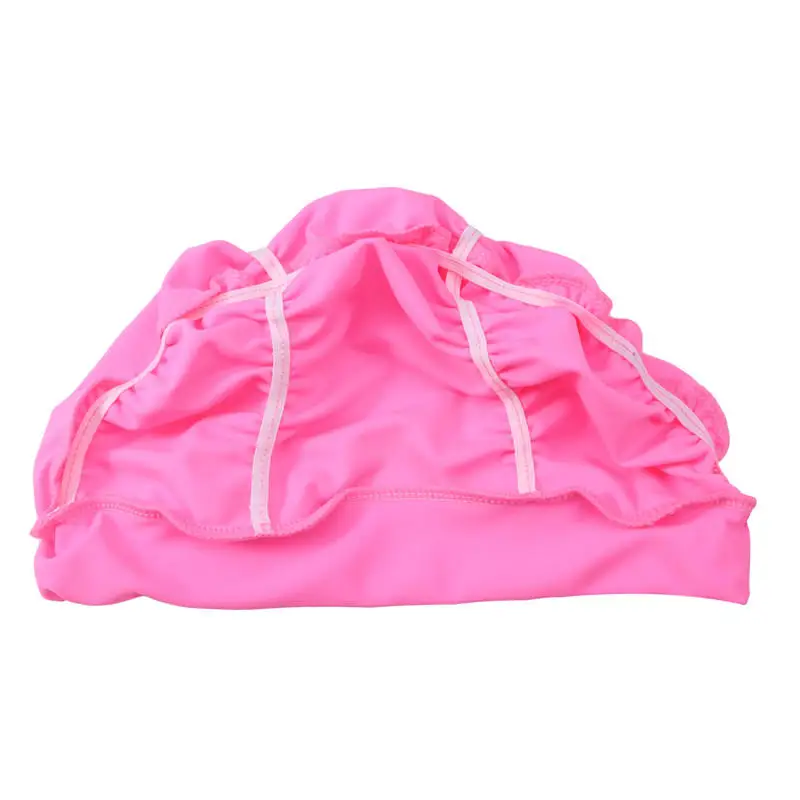 Schwimmkappe für Damen, Unisex, Mädchen mit Langem Haar, Elastische Badekappe, Dehnbare Einheitsgröße für Schwimmbad und Sport, Elastischer Nylon-Turban – Detail 14