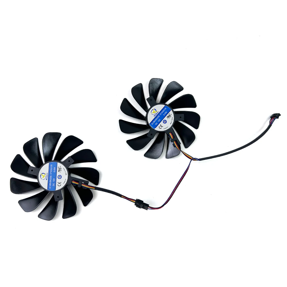 NEW Cooling Fan 95mm 4pin CF1010U12S RX5700 XT GPU FAN For  ASROCK RX5700 5700XT Challenger Graphics Card Replacement Fan view 6