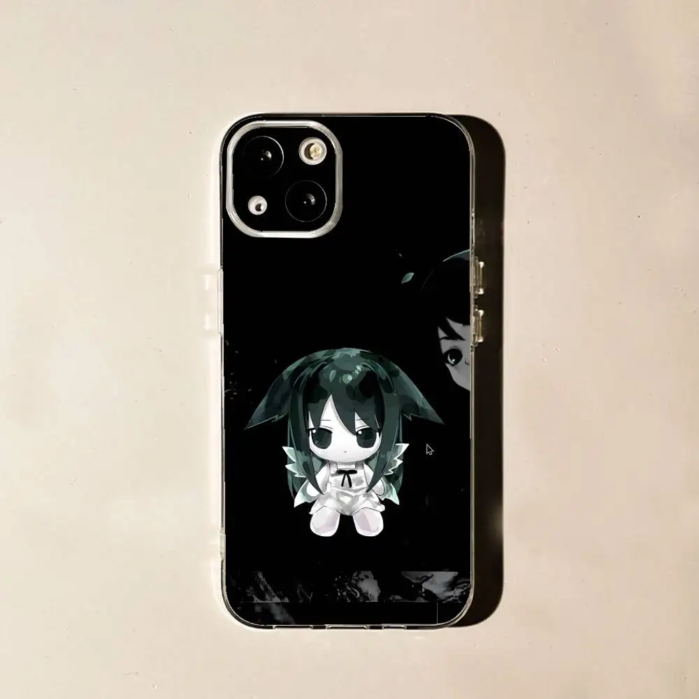 Saya No Uta Song of Saya لهاتف iPhone 7,8,17,16,15,14,13,12,11 Pro,Max,Plus,X,XS,XR,SE4,E حافظة هاتف ناعمة شفافة صغيرة