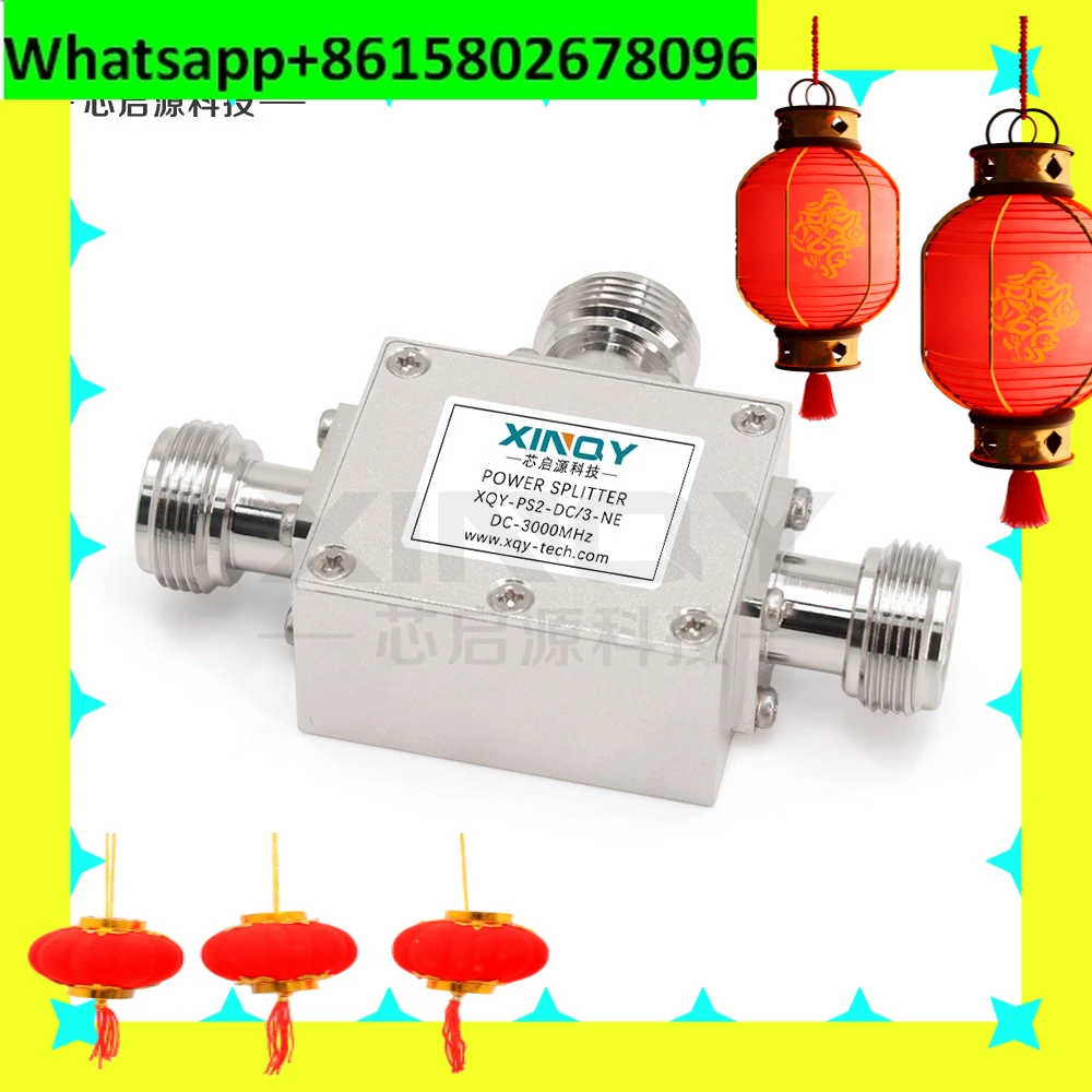 Divisor de Potência XQY-PS2-DC/3-NE DC-3G Tipo N, Divisor de Potência de 50 Ohms 3000M